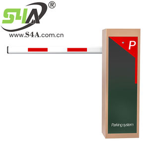 S4A, venta al por mayor, seguridad de fábrica, estacionamiento automático DC24V, Motor sin escobillas, puerta de barrera de pluma de tráfico con brazo telescópico de 3-6m - Product Image 2