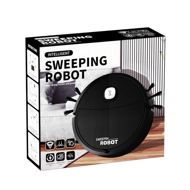 Cross-Border Exclusive Smart Robot Vacuum Cleaner USB Mopping All-in-One Fully Automatic Household Use 10001499 Pa Random