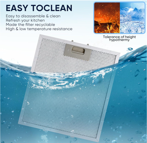 Ventilateurs d'échappement <span class=keywords><strong>de</strong></span> <span class=keywords><strong>cuisine</strong></span> avec <span class=keywords><strong>filtre</strong></span> à graisse d'huile <span class=keywords><strong>pour</strong></span> <span class=keywords><strong>hotte</strong></span>, ustensile <span class=keywords><strong>de</strong></span> <span class=keywords><strong>cuisine</strong></span>, OEM, mm - Product Image 2