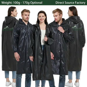 Poncho Impermeable Ecológico, Grueso, Transpirable y Portátil para Adultos Unisex, Impermeable para Exteriores, Impermeable <span class=keywords><strong>Largo</strong></span> de EVA para <span class=keywords><strong>Hombre</strong></span> y Mujer - Product Image 1