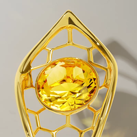 HBL Crystal Trophy Creative Gravé Team Awards Trophée de marbre en métal pour les souvenirs de compétition de golf