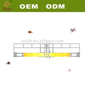 Baihe sắt PE loạt bất lực vui chơi giải trí thiết bị 360 Net Màu Đỏ quay xe đạp sân chơi ngoài trời thiết bị nhựa - Product Image 3