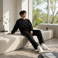 Sweat à capuche blindé pour homme, sweat à capuche col montant en coton pour homme et femme