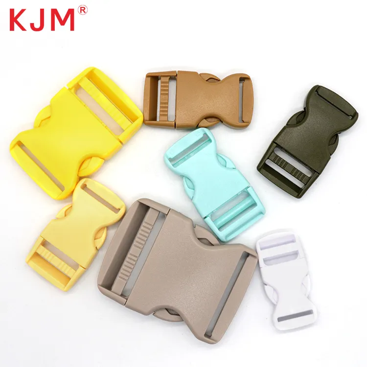 KJM Custom Logo Pom Recycled Plastic Quick Side Release Buckle for Outdoor Backpack Tactical Equipment Tactical Backpack