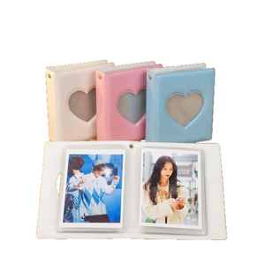 Portafotos <span class=keywords><strong>de</strong></span> 3 Pulgadas, Mini Álbum <span class=keywords><strong>de</strong></span> <span class=keywords><strong>Fotos</strong></span>, Portafotos con Espejo Pequeño en Forma <span class=keywords><strong>de</strong></span> Corazón - Product Image 4