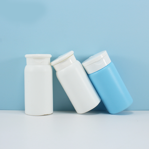 Bouteilles en plastique PP écologiques blanches avec capuchons rabattables sécurisés Accès pratique pour les essentiels de soins du corps au bain - Product Image 6