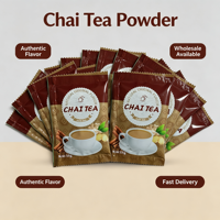 Thé Masala Chai aromatique aux épices mélangées pour usage domestique et en restaurant, en sachet jetable