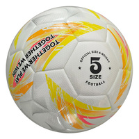 Ballon de football Aiju en PU léger, taille 5, thermocollé sans couture, pour entraînement professionnel et matchs en intérieur/extérieur