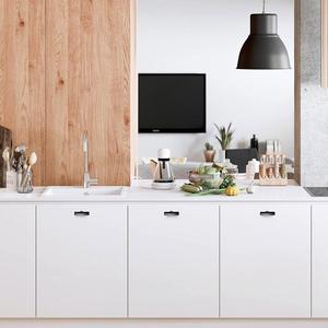 WEKIS Zinc Alloy Cabinet <b>Knobs</b> 10 Pack Single Hole Matte Black Design Bedroom Drawers <b>Dressers</b> Exterior Warehouse Kitchen - Product Image 1