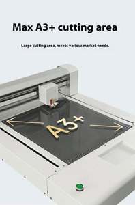 Machine <span class=keywords><strong>de</strong></span> découpe intelligente à positionnement automatique pour papier A3, <span class=keywords><strong>film</strong></span> PVC/PET auto-adhésif et carton - Product Image 2