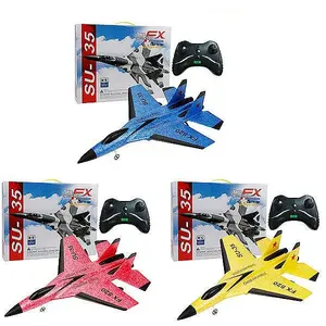 Jinming RC télécommande <span class=keywords><strong>SU</strong></span>-35 radiocommande avion télécommande avion de chasse planeur avion EPP mousse modèle jouets enfants cadeau - Product Image 1