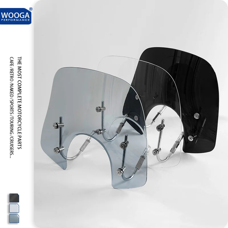 Motorcycle Windscreen Windshield Touring Wind Screen Deflector Fairing For Piaggio Vespa Primavera 50 125 150 GTS SUPER 250 300