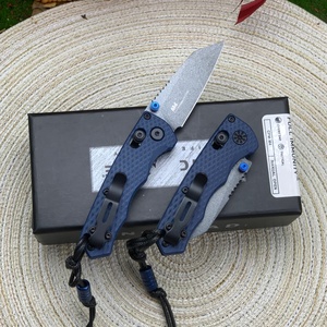 มีดพับใบมีดยุทธวิธีสำหรับกิจกรรมกลางแจ้ง ด้ามจับทำจากเส้นใยไนลอน เหมาะสำหรับตั้งแคมป์ ล่าสัตว์ พกพาสะดวก ใช้เป็นเครื่องมืออเนกประสงค์ - Product Image 1