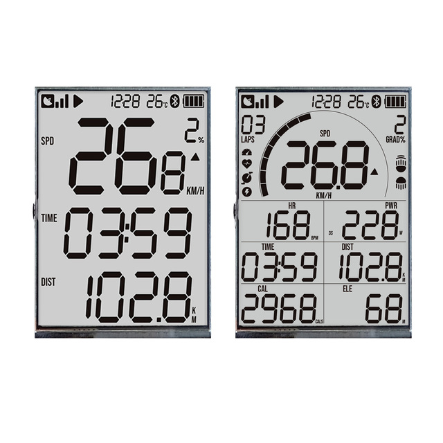 TN Segment Fast Response Reflective Mono LCD Display Modules Low Power Consumption