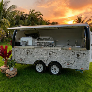 UK Standard <b>Small</b> Mobile Catering Food Trailer Fully Equipped Coffee For Cold Drink Snack Cart Vending Truck - Product Image 6