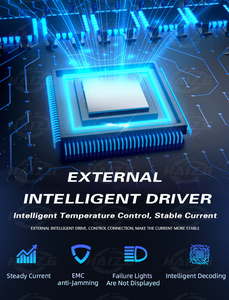 Faro <span class=keywords><strong>LED</strong></span> M8 Pro 120W <span class=keywords><strong>Anabbaglianti</strong></span>/Abbaglianti <span class=keywords><strong>H7</strong></span> H4 H11 9006 9005 Impermeabile 6500K per Auto Universali Inclusi Honda Audi Civic - Product Image 5