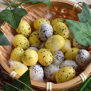 50 Piezas de Huevos de Codorniz Pequeños de Espuma, Modelo de Huevo Falso, Micromodelo para Decoración Navideña de Hoteles y Restaurantes, Accesorios de Simulación - Product Image 5