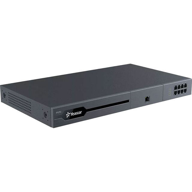 Yeastar P570 VoIP SIP PBX Phone System CE FCC Certified 1 Year Warranty Reliable for SMEs