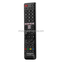 Control Remoto Universal para TV LED/LCD Inteligente TX-09E, Código Fijo, Funciones Personalizables, 57 Teclas, Alcance de 30m, Material Plástico