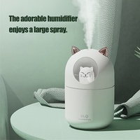 Produits de dropshipping 2025 Diffuseur d'huiles essentielles portable mignon en forme de chat pour la pièce, diffuseur d'air pour voiture, mini humidificateur