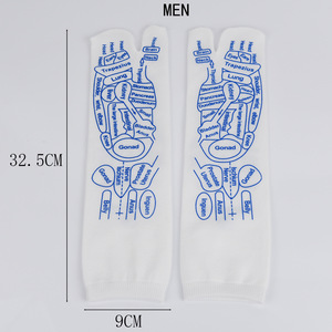 Compports Akupressur Reflex zonen <span class=keywords><strong>massage</strong></span> Socken für Frauen Männer Fuß <span class=keywords><strong>massage</strong></span> Socken Reflex zonen <span class=keywords><strong>massage</strong></span> Akupressur Charts in Englisch Rod enthalten - Product Image 6