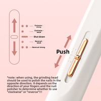 Mini perceuse à ongles portable USB silencieuse, machine électrique pour le polissage et le ponçage des ongles, pour la manucure, la pédicure, l'élimination des gels/acryliques