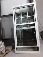 Ventana de PVC de Estilo Simple para Casa Moderna con Diseño de Rejillas, Precio de Fábrica, Ventanas de Plástico