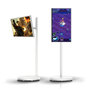 Smart <strong>Rotate</strong> Follow Me Screen 21.5 Inch Wifi in Cell Touch Digital Signage and <strong>Displays</strong> Ips Vertical Movable Smart Tv <strong>Android</strong> - Product Image 1