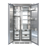 Réfrigérateur encastrable de 36 pouces, profondeur de comptoir, prêt à être encastré dans un meuble, intégré, sans givre, double porte, pour projets