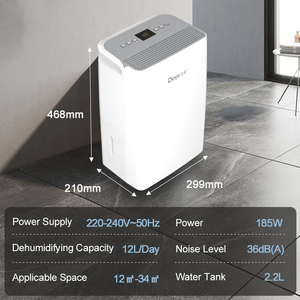 Deumidificatore Deye 220v aria interna a secco DYD-Y12A 24 pinte casa purificatore d'aria e deumidificatore per la stanza - Product Image 2