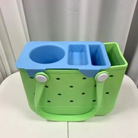 Organisateur de compartiment étanche en EVA structuré et durable pour sacs de plage et sacs fourre-tout, avec insert pour plateau à collations et boissons, vente en gros