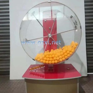 Machine à tirage de loterie personnalisée Airmix, jeux de souffleur de loterie, gros ballons de ping-pong, loterie chanceuse, machine à tirage de boules de loterie à <span class=keywords><strong>vendre</strong></span>, 500 boules - Product Image 4