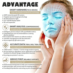 Appareil d'analyse de la <span class=keywords><strong>peau</strong></span> intelligent 3D à IA avec caméra 20MP, test de <span class=keywords><strong>peau</strong></span> à 10 spectres, traitement de l'acné - Product Image 3