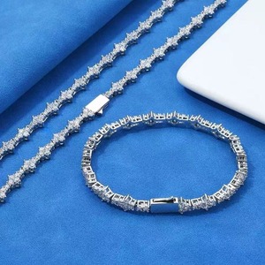 Bracelet en diamant moissanite de qualité supérieure, bijoux fins faits à la main pour un usage quotidien, cadeau de mariage disponible à bon prix - Product Image 6