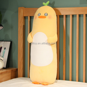 Holesale-almohada de peluche de animal largo para niña, juguete de peluche personalizado de oso suave, conejo y pollo - Product Image 5