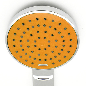 Set Doccia Termostatico Arancione 95mm a Risparmio Idrico, Stile Classico, Finitura Lucida Spazzolata, con Spruzzo a Pioggia Morbido in Plastica - Product Image 2