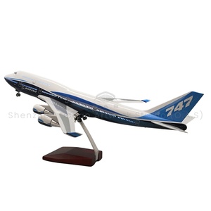 Máy bay Máy bay mô hình cho món quà 1:150 hợp kim quy mô mô mô hình máy bay 747 nguyên mẫu 47cm Boeing mô hình máy bay - Product Image 1