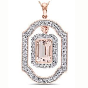 ต่างหูทรงกลมแบบเรียบง่าย ดีไซน์เรียบหรู ทำจากเงินแท้ 925 ชุบทองคำขาว ประดับด้วยมอร์แกไนต์ รูปทรงกลม ตัวเรือนแบบกรงเล็บ น้ำหนัก 5.95 กรัม - Product Image 5