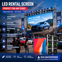 Pantalla LED de Alquiler TOPvision P3.91, Resistente al Agua, Duradera, Portátil, Fácil de Montar, Pantalla LED para Eventos Escénicos