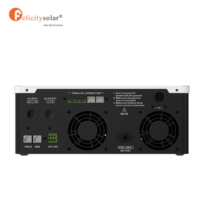 Inversor <span class=keywords><strong>Solar</strong></span> Felicitysolar de 5KW <span class=keywords><strong>48V</strong></span> Fuera de Red, 110/120V, Controlador de Carga MPPT, Compatible con Inversor de Onda Sinusoidal Pura en Paralelo - Product Image 5