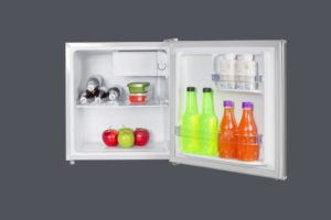 New 45 Liter Compact Stainless Steel Semiconductor Hotel Mini <b>Bar</b> Fridge Single Door Household Use Mini Fridge Refrigerator for - Product Image 2