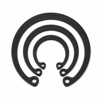 DIN472 Internal Circlips Retaining Rings with Black Finish for Car Body & Machine Applications
