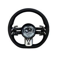 Pour Bens forme personnalisée en cuir mat Design ergonomique volant confortable poignée antidérapante volant de voiture automobile