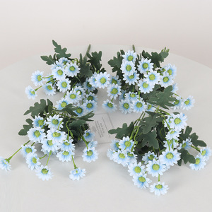 Flores Artificiales de Margarita Jessie de 34 cm, Flores Silvestres de Seda para Decoración del Hogar, Bodas, Accesorios de Fotografía para Exteriores - Product Image 3