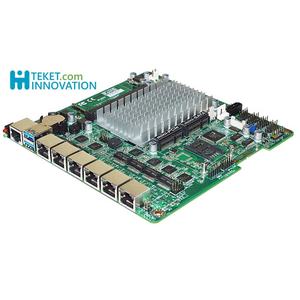 Placa base NF692K6 Mini-ITX con Intel <span class=keywords><strong>Apollo</strong></span> <span class=keywords><strong>Lake</strong></span> <span class=keywords><strong>Celeron</strong></span> <span class=keywords><strong>J3455</strong></span> 6xLAN 1 par LAN Bypass 4xSerial puertos TPM2.0 Win10 para Jetway - Product Image 1