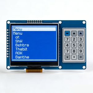 โมดูลจอ TFT LCD ขาวดำแบบกำหนดเองขนาด 128x64 ความสว่างสูง สำหรับแผงควบคุมเครื่องพิมพ์และเครื่องถ่ายเอกสาร - Product Image 2
