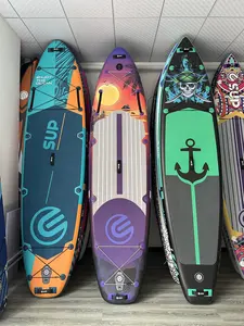 ESUP 11 papan sup lapisan ganda paddleboard tiup dengan papan CE tas tahan air