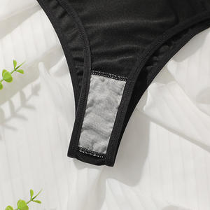 Yüksek kalite bayanlar sutyen seksi Bara Penti artı boyutu Set tek parça Womans Penty düz boyalı Bikini külot özel Logo ODM kaynağı - Product Image 6