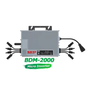 Sıfır ihracat ile Mini güneş sistemi 500W 1000W 2000W mikro Ongrid invertör Nep gemi hazır