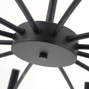 Nordique noir pendentif lumière postmoderne Simple créatif personnalité salle à manger salon lampes atmosphère <span class=keywords><strong>artiste</strong></span> rond lustre 90 - Product Image 4